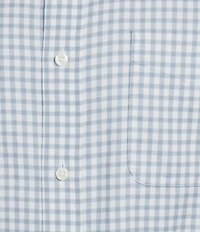 Cremieux Blue Label Washed Oxford Small Check Long Sleeve Woven Shirt
