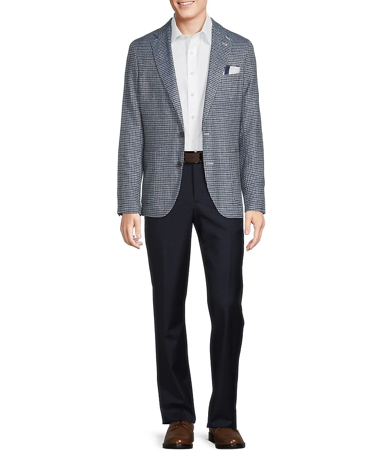 Cremieux Blue Label Wool Blend Check Blazer