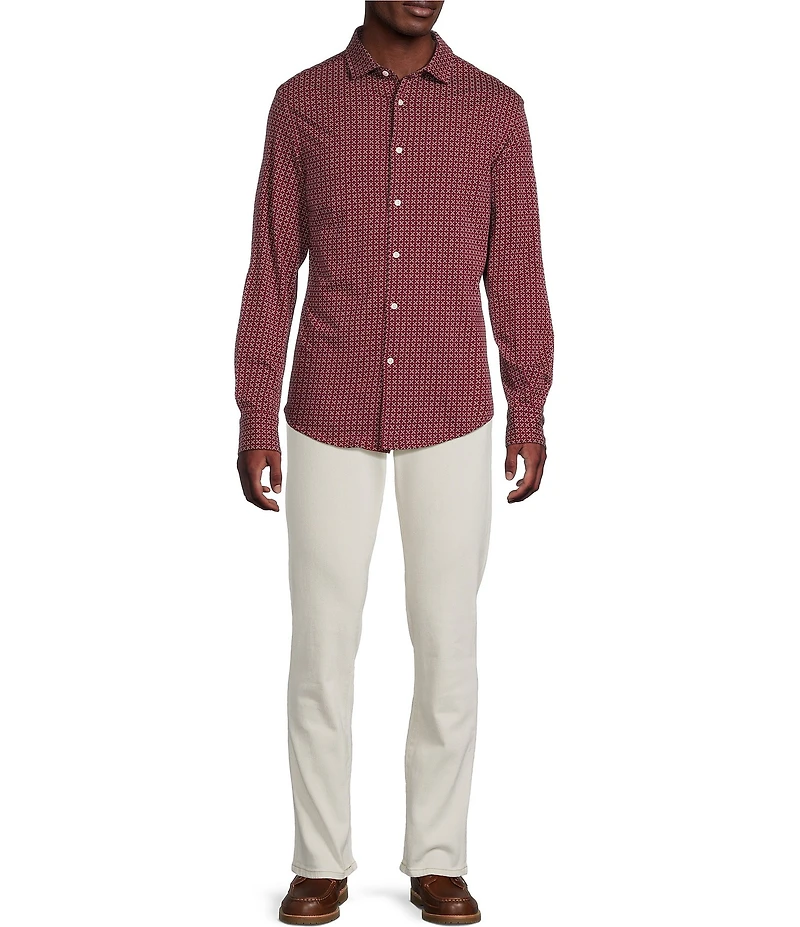Cremieux Blue Label Yarn Dyed Twill Cotton Stretch 5-Pocket Tailored Fit Pants