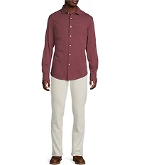 Cremieux Blue Label Yarn Dyed Twill Cotton Stretch 5-Pocket Tailored Fit Pants