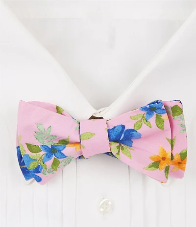 Cremieux Bright Floral Print Bow Tie