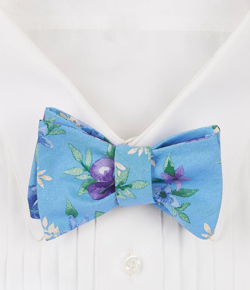 Cremieux Bright Floral Print Bow Tie