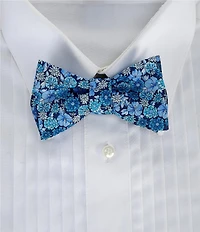 Cremieux Bryce Flower Print Silk Bow Tie