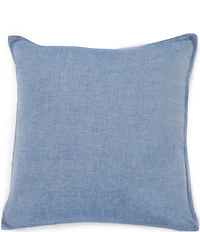 Cremieux Cameron Collection Chambray Square Pillow