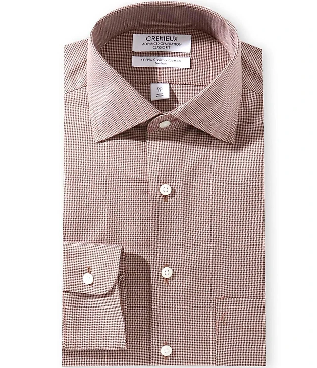 Cremieux Classic Fit Spread Collar Plaid Dress Shirt at Hamilton