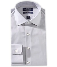 Cremieux Crosby Slim Fit Spread Collar Solid Twill Dress Shirt