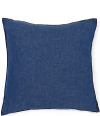 Cremieux Denim Cotton Square Pillow