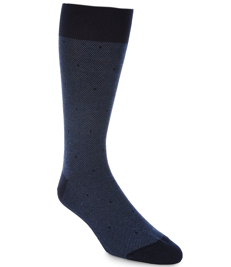 Cremieux Diamond Pattern Crew Dress Socks