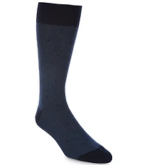 Cremieux Diamond Pattern Crew Dress Socks
