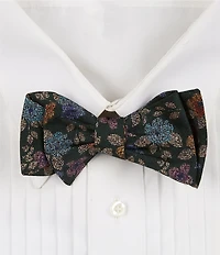 Cremieux Dominic Flower Print Woven Silk Bow Tie