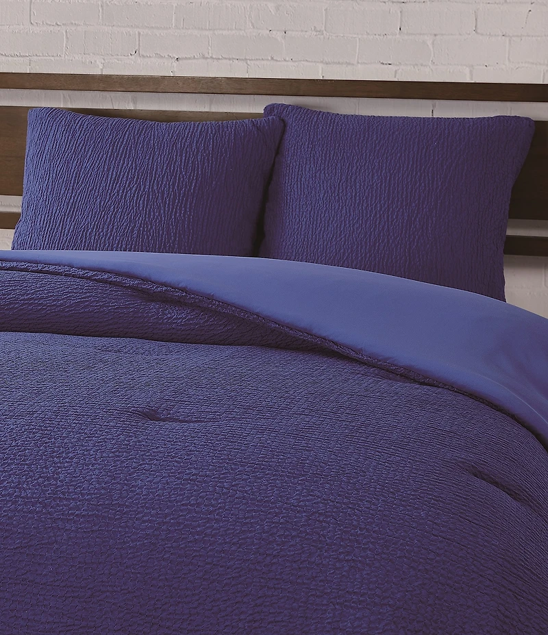 Cremieux Dorm Essentials Collection Crinkle Textured Comforter