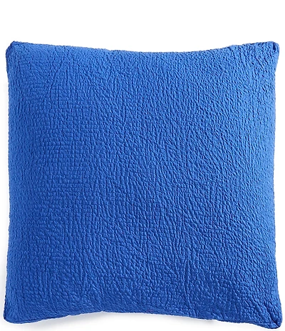 Cremieux Dorm Essentials Collection Crinkle Textured Euro Pillow