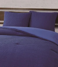 Cremieux Dorm Essentials Collection Crinkle Textured Euro Pillow