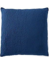 Cremieux Dorm Essentials Collection Crinkle Textured Euro Pillow