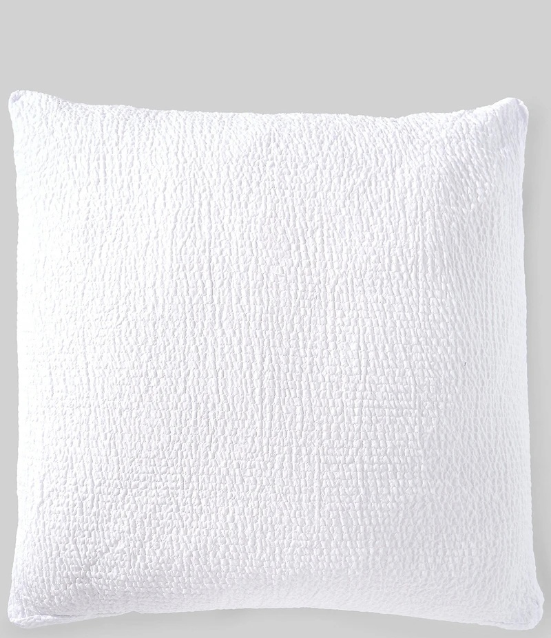 Cremieux Dorm Essentials Collection Crinkle Textured Euro Pillow