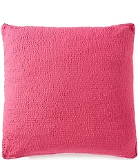 Cremieux Dorm Essentials Collection Crinkle Textured Euro Pillow