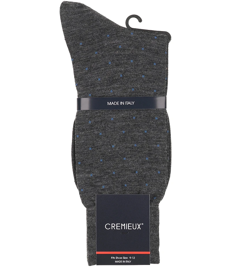 Cremieux Dotted Crew Socks