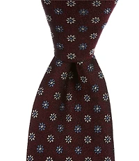Cremieux Duke Flower Neat 3 3/8#double; Woven Silk Tie