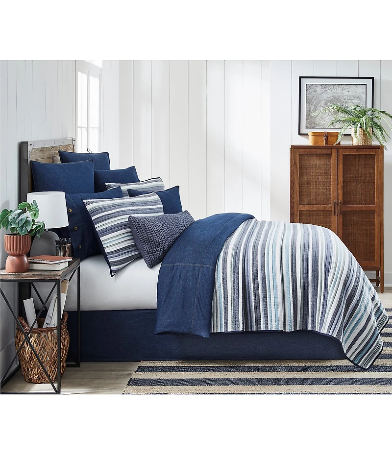 Cremieux Emmett Yard Dyed Striped Quilt Mini Set