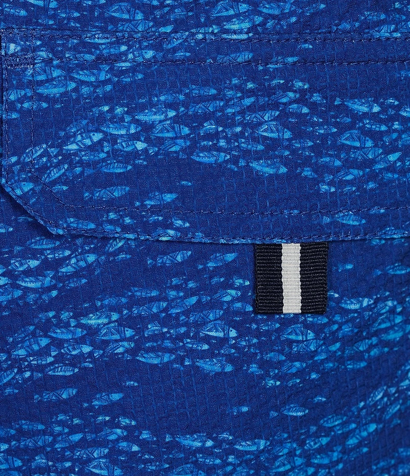 Cremieux Fish Current 6#double; Inseam Swim Trunks