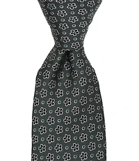 Cremieux Floral Dotted Traditional Silk Tie