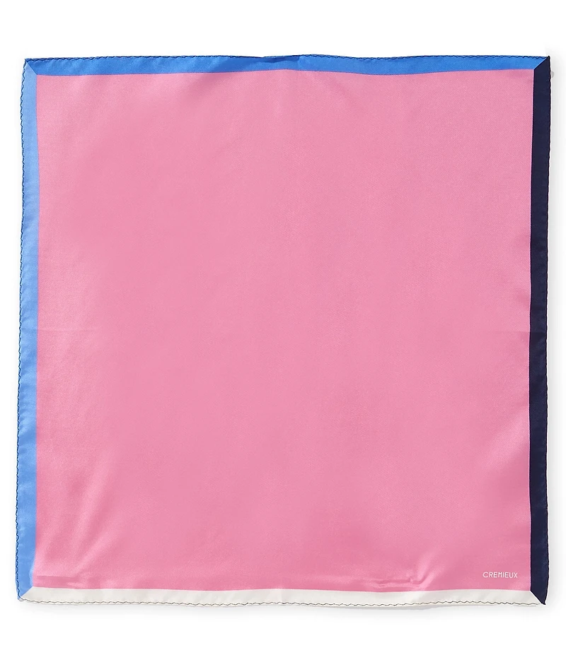 Cremieux Foster Bordered Solid Pocket Square