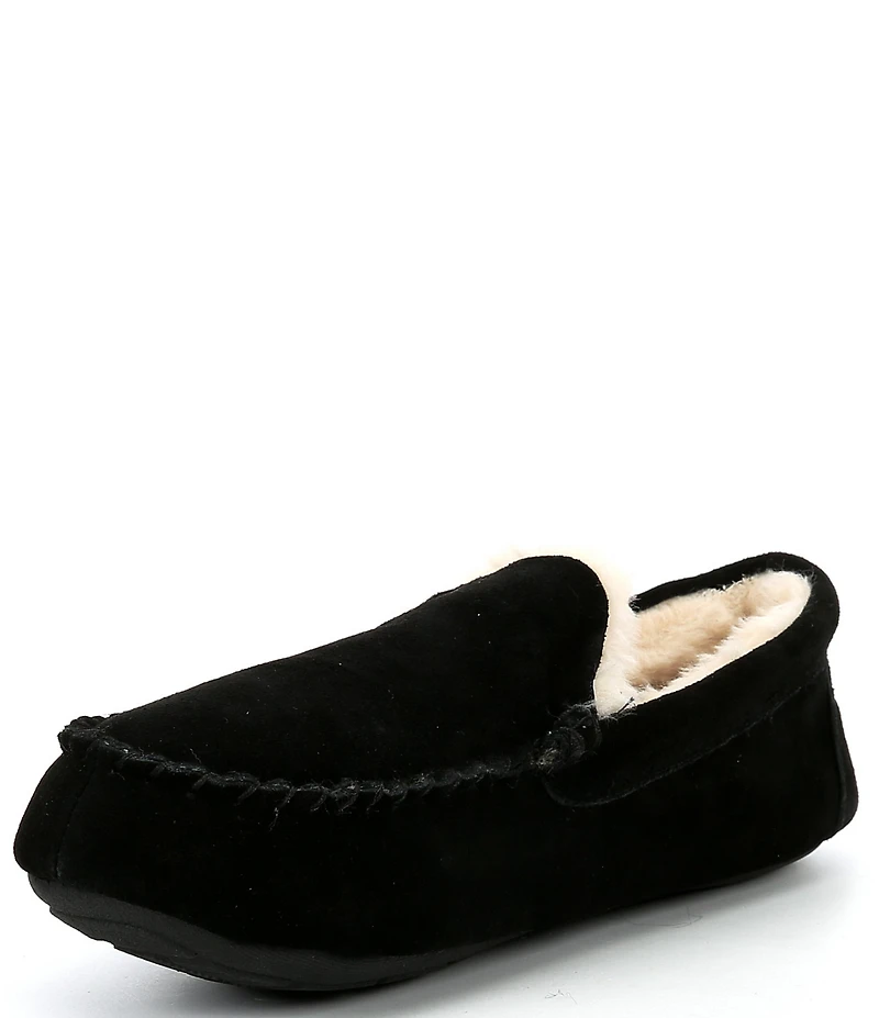 Cremieux Genuine Suede Moccasin Slippers