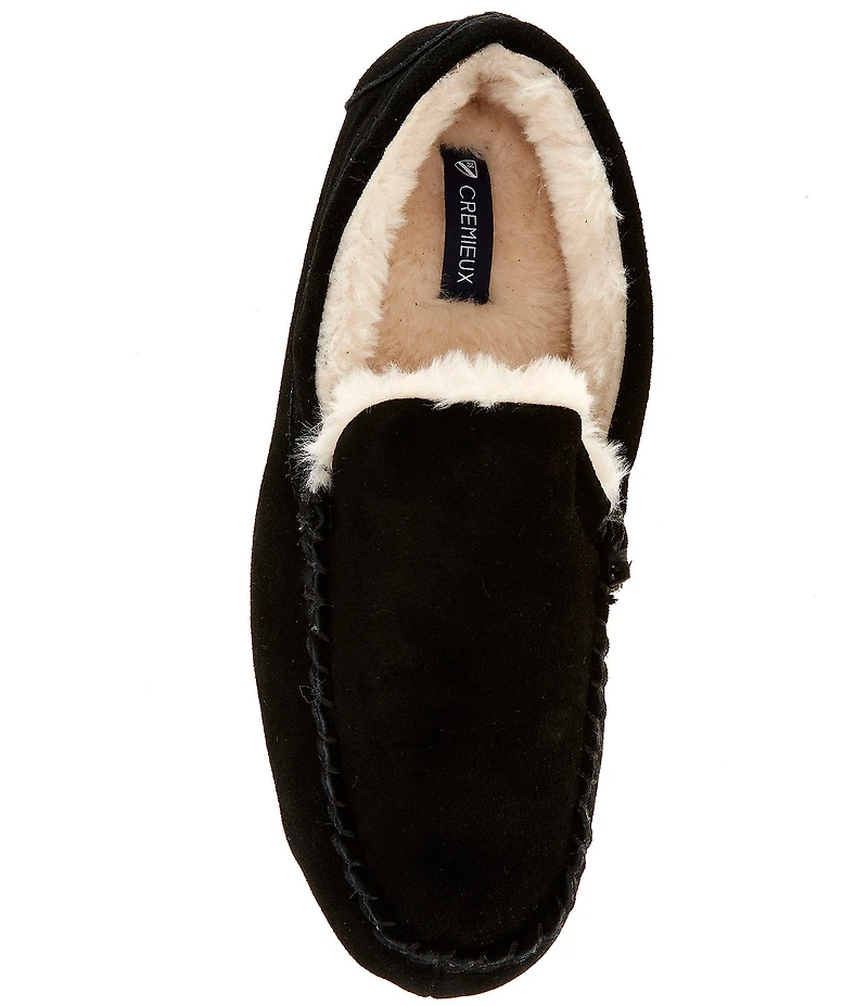 Cremieux Genuine Suede Moccasin Slippers