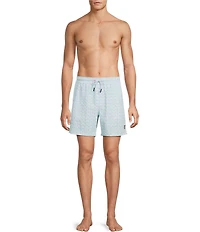 Cremieux Geo Fish 6#double; Swim Trunks