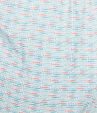 Cremieux Geo Fish 6#double; Swim Trunks