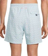 Cremieux Geo Fish 6#double; Swim Trunks
