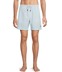 Cremieux Geo Fish 6#double; Swim Trunks