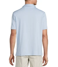 Cremieux Heather Short Sleeve Solid Polo Shirt