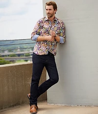 Cremieux Big & Tall Regular Fit Straight Leg Resin Wash Jeans
