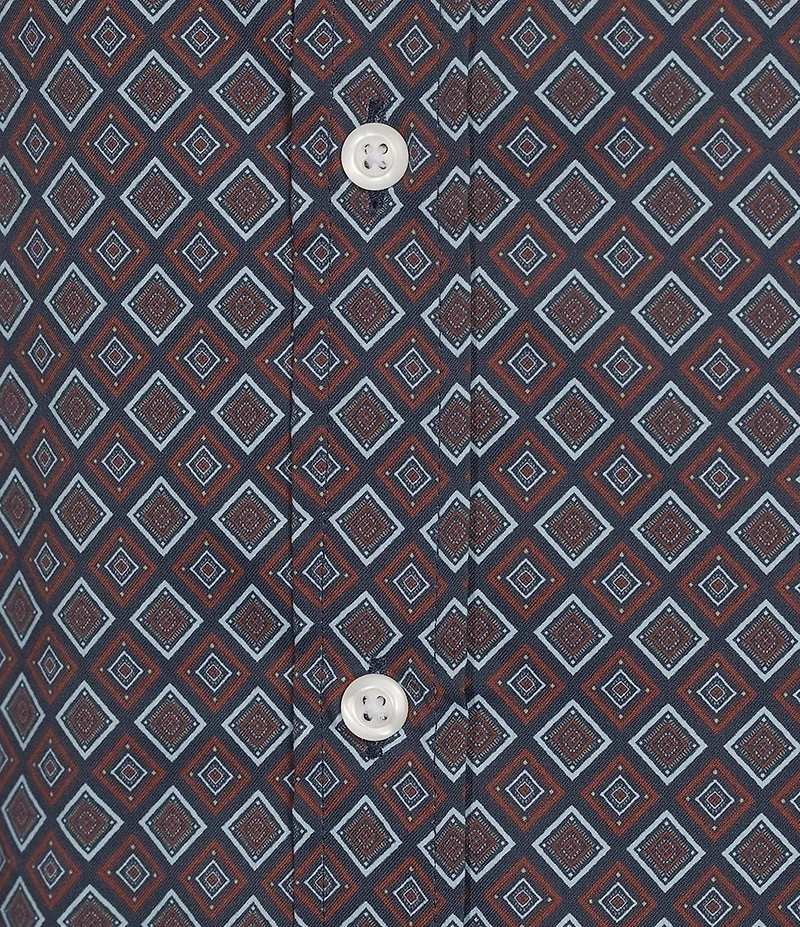 Cremieux Jeans Premium Diamond Print Long Sleeve Woven Shirt
