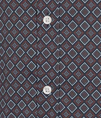 Cremieux Jeans Premium Diamond Print Long Sleeve Woven Shirt