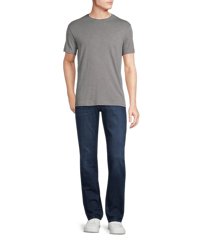Cremieux Premium Denim Relaxed Straight Fit Medium Wash Stretch Jeans