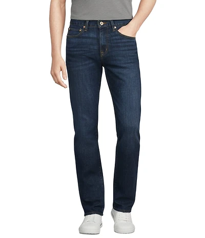 Cremieux Premium Denim Relaxed Straight Fit Medium Wash Stretch Jeans