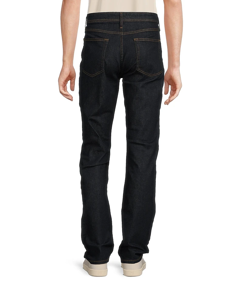 Cremieux Premium Denim Relaxed Straight Fit Dark Wash Stretch Jeans