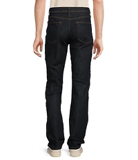 Cremieux Premium Denim Relaxed Straight Fit Dark Wash Stretch Jeans