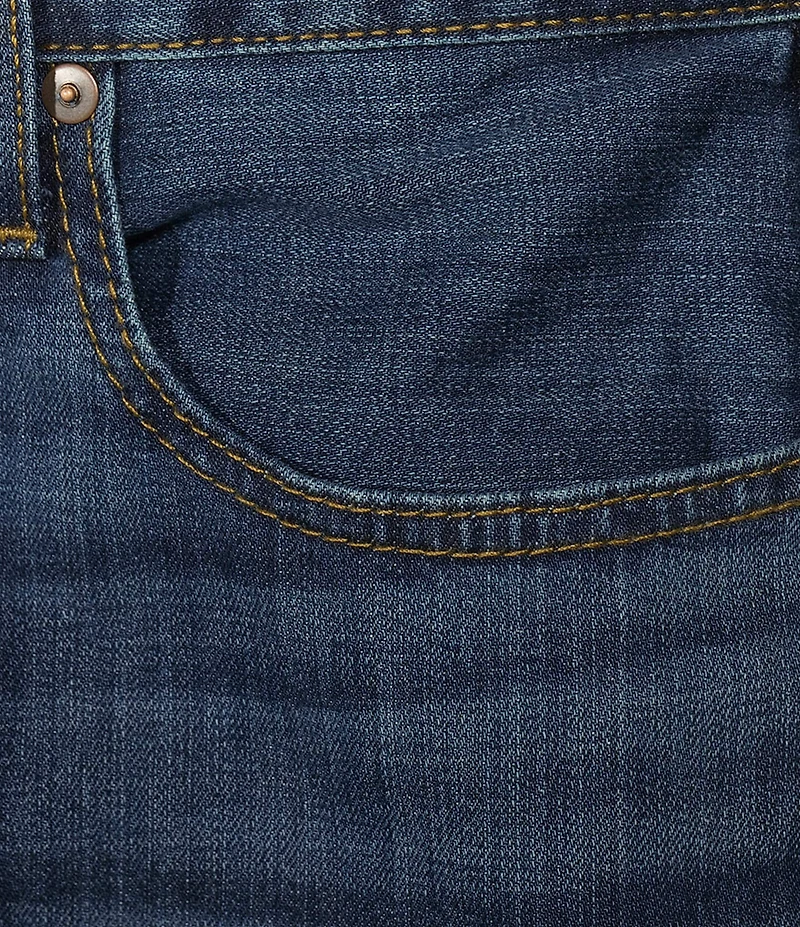 Cremieux Premium Denim Straight Fit Med Wash Stretch Jeans