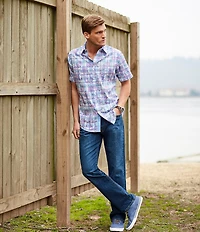 Cremieux Premium Denim Straight Fit Med Wash Stretch Jeans