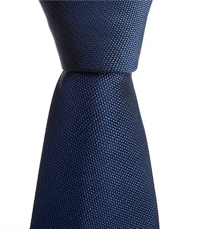 Cremieux Jordan Solid 3 1/4#double; Traditional Woven Silk Tie