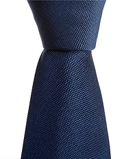Cremieux Jordan Solid 3 1/4#double; Traditional Woven Silk Tie