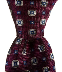 Cremieux Kaiden Medallion 3 3/8#double; Woven Silk Tie