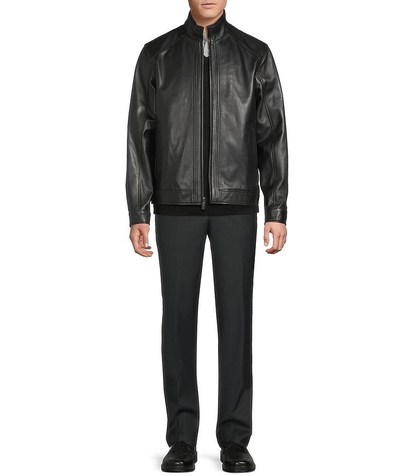 Cremieux Lambskin Hipster Black Jacket