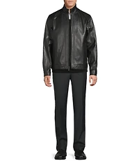 Cremieux Lambskin Hipster Black Jacket