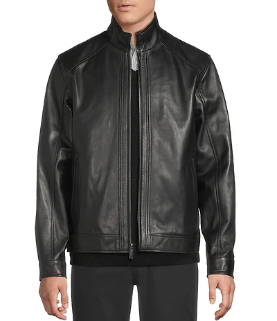 Cremieux Lambskin Hipster Black Jacket