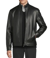 Cremieux Lambskin Hipster Black Jacket