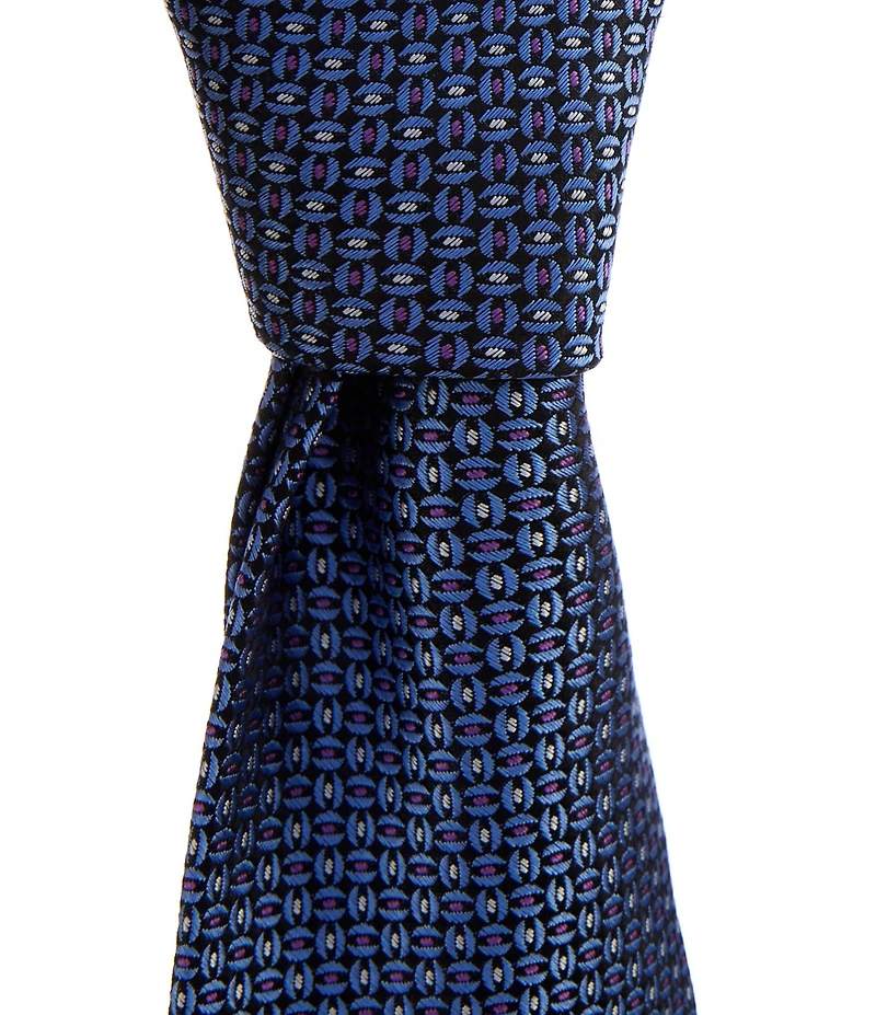 Cremieux Landor Micro 3 3/8#double; Woven Silk Tie